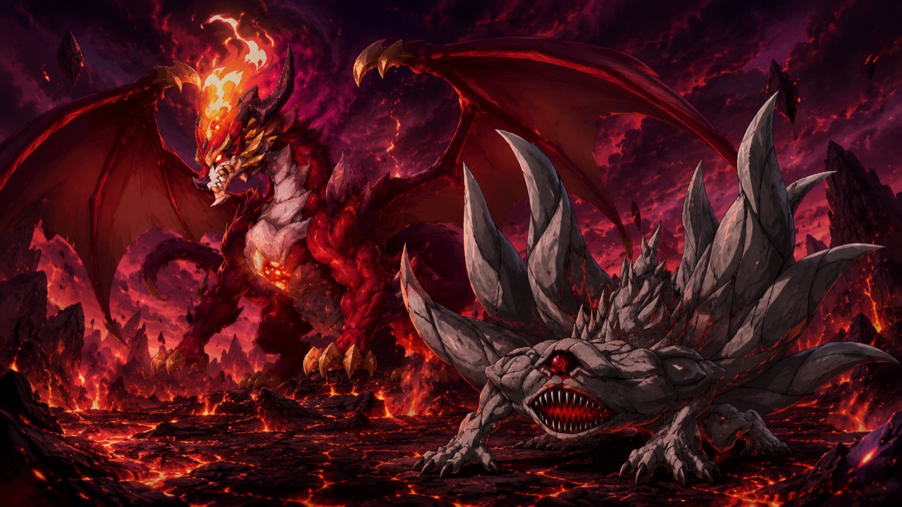 晚楓谷 v113 世界魔王 — 炎魔與遠古巨龍